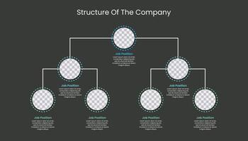 bedrijf organisatie tabel sjabloon ontwerp. vector