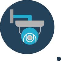 cctv camera vector pictogram