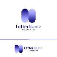 modern brief m logo ontwerp vector. creatief m logo concepten sjabloon vector