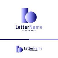 modern brief b logo ontwerp vector. creatief b logo concepten sjabloon vector