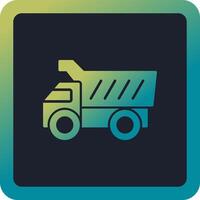 kipwagen vrachtauto vector icoon