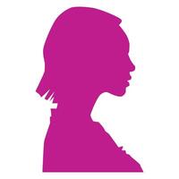 Internationale vrouwen dag silhouet vector