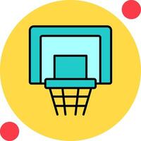 basketbal hoepel vector icoon