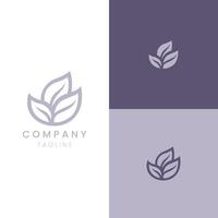 luxe elegantie minimalisme logo professioneel vector