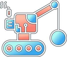 vernieling bal vector icoon