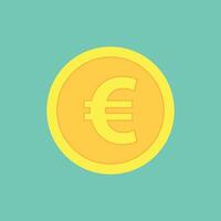 illustratie met geel euro. ontwerp element. handel icoon vector geven illustratie