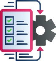 werkstroom vector pictogram