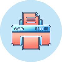 printer vector pictogram