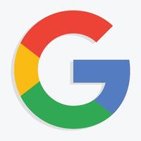 google logo icoon. reeks de google icoon. zoeken pictogrammen vector