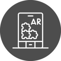 ar puzzel creatief icoon ontwerp vector