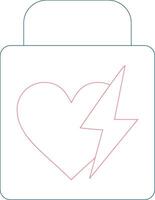 pacemaker creatief icoon ontwerp vector