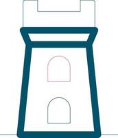 toren creatief icoon ontwerp vector