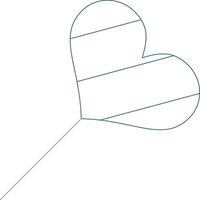 valentijnsdag snoep creatief icoon ontwerp vector