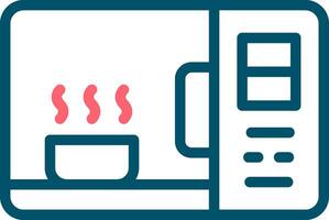 magnetronoven creatief icoon ontwerp vector