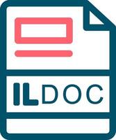 ildoc creatief icoon ontwerp vector