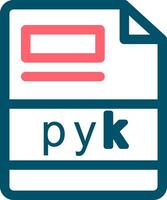 pyk creatief icoon ontwerp vector