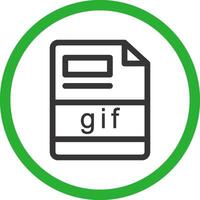 gif creatief icoon ontwerp vector