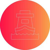 schip creatief icoon ontwerp vector