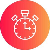 timer creatief icoon ontwerp vector