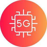 5g creatief icoon ontwerp vector