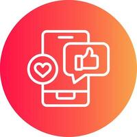 sociaal media creatief icoon ontwerp vector