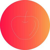 appels creatief icoon ontwerp vector