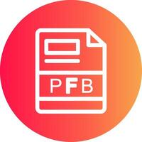 pfb creatief icoon ontwerp vector