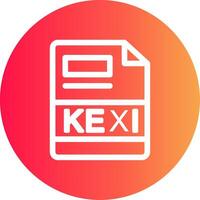 kexi creatief icoon ontwerp vector