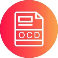 ocd creatief icoon ontwerp vector