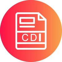 cdi creatief icoon ontwerp vector