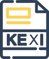 kexi creatief icoon ontwerp vector