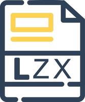 lzx creatief icoon ontwerp vector