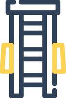 ladder creatief icoon ontwerp vector