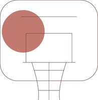 basketbal creatief icoon ontwerp vector