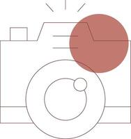 camera creatief icoon ontwerp vector