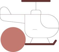 helikopter creatief icoon ontwerp vector