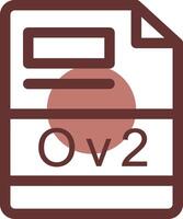 ov2 creatief icoon ontwerp vector