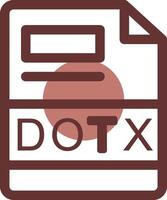 dotx creatief icoon ontwerp vector