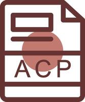 acp creatief icoon ontwerp vector