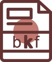 bkf creatief icoon ontwerp vector