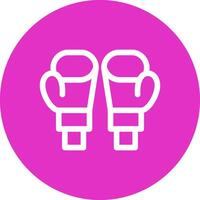 boksen handschoenen creatief icoon ontwerp vector