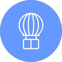 heet lucht ballon creatief icoon ontwerp vector