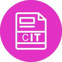 cit creatief icoon ontwerp vector