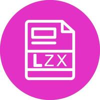 lzx creatief icoon ontwerp vector