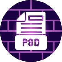 psd het dossier creatief icoon ontwerp vector