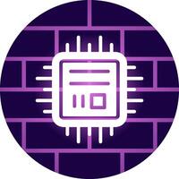 microchip creatief icoon ontwerp vector