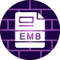 emb creatief icoon ontwerp vector