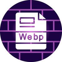 webp creatief icoon ontwerp vector