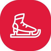 ijs skates creatief icoon ontwerp vector