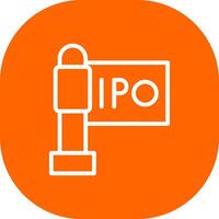 ipo creatief icoon ontwerp vector